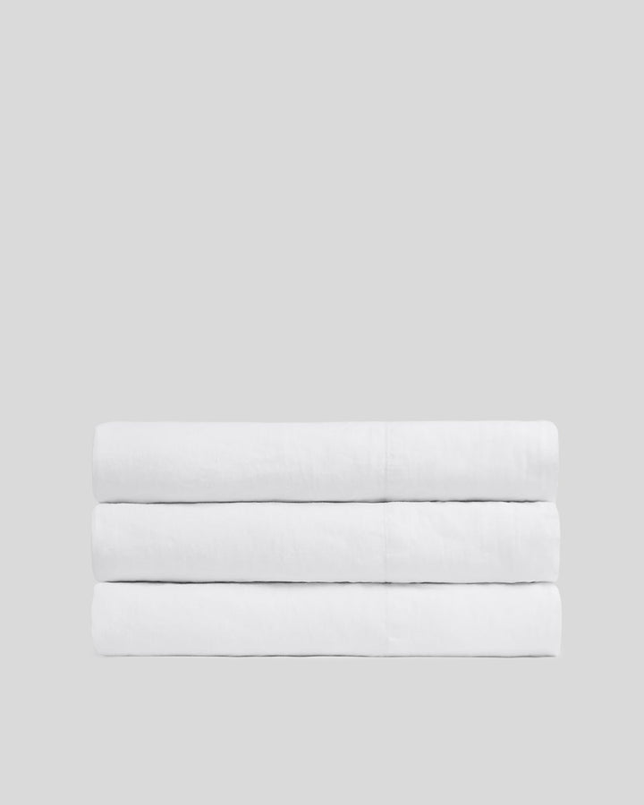 Linen Top Sheet White