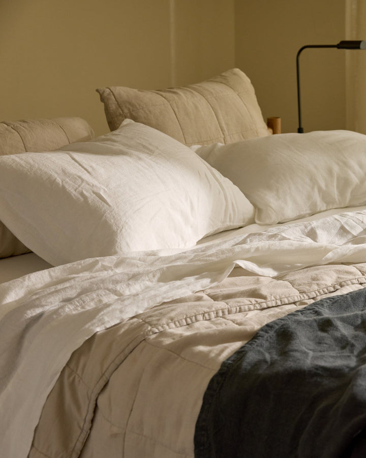 Linen Top Sheet White