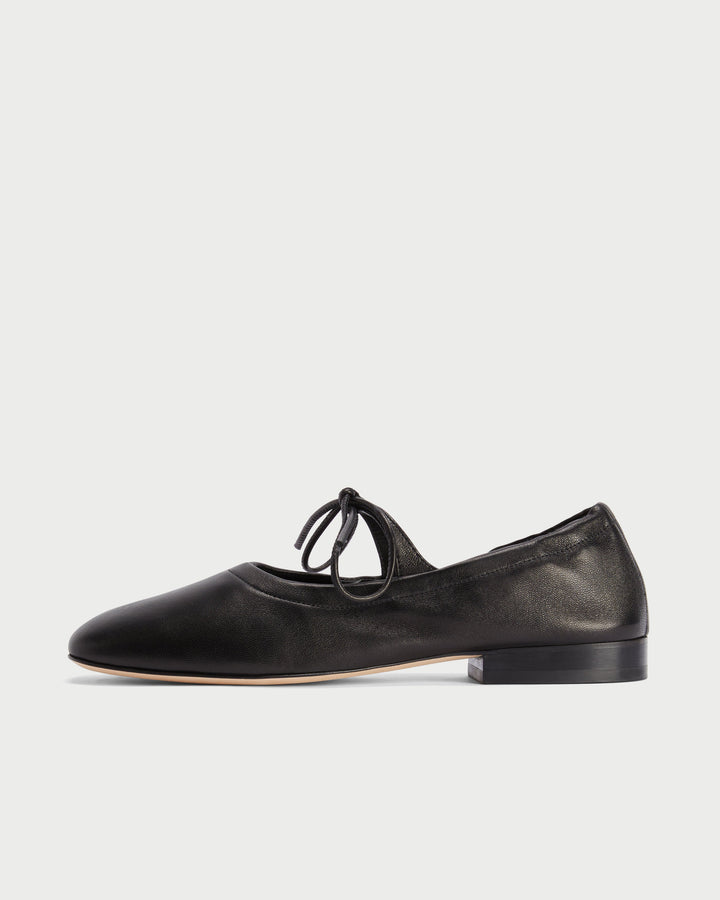 Lola Mary Jane Flat Black