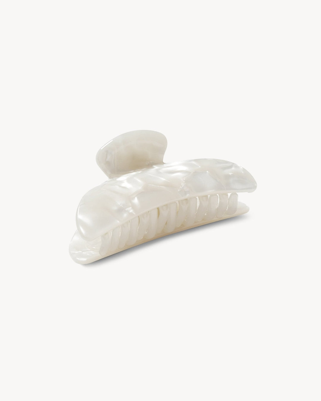 Midi Heirloom Claw White Shell