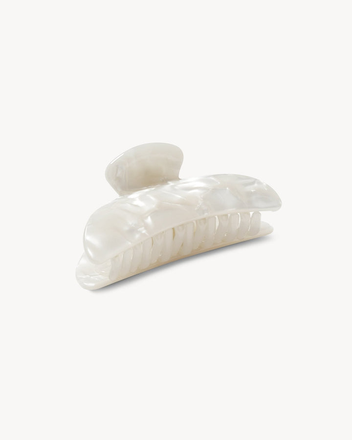 Midi Heirloom Claw White Shell
