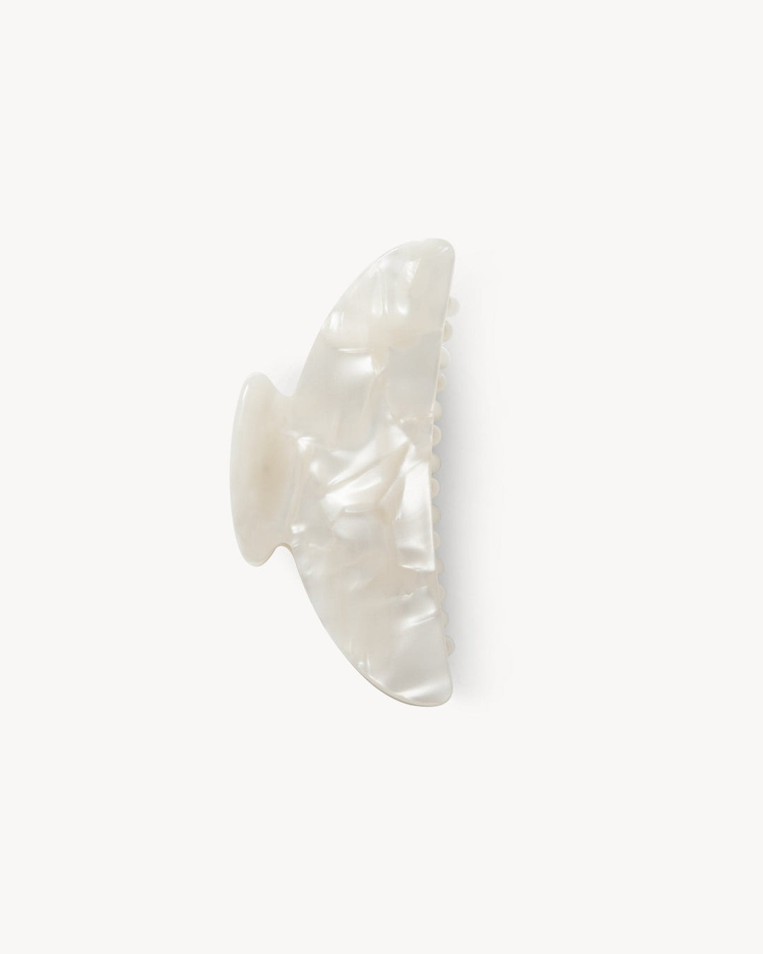 Midi Heirloom Claw White Shell