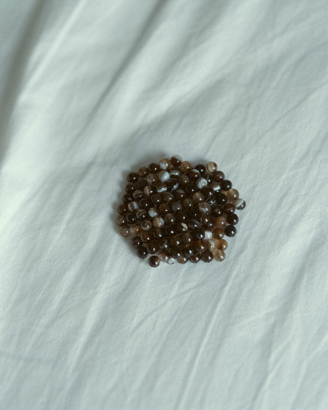 Natural Agate Stone Eye Patches Dark