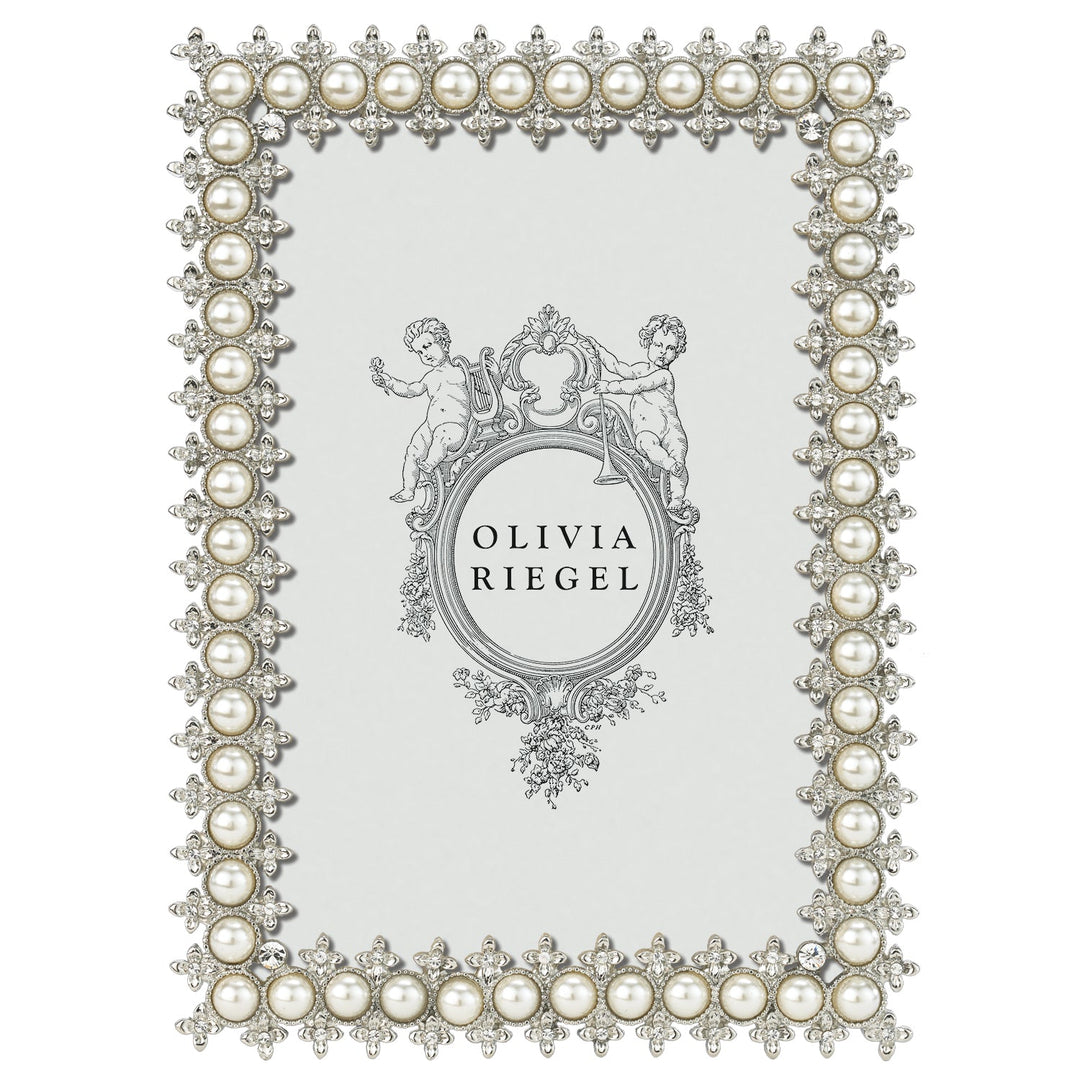 Crystal &amp; Pearl Picture Frame