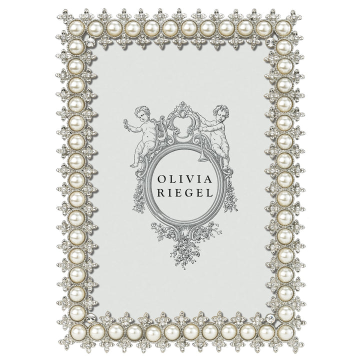 Crystal &amp; Pearl Picture Frame
