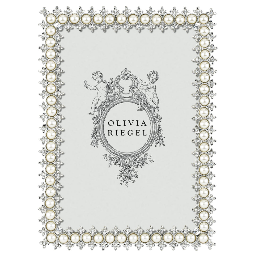 Crystal &amp; Pearl Picture Frame