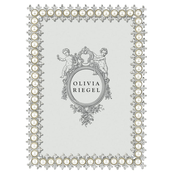 Crystal &amp; Pearl Picture Frame