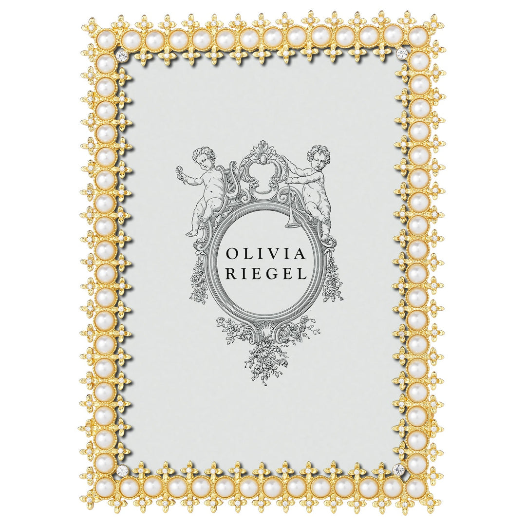 Crystal &amp; Pearl Picture Frame