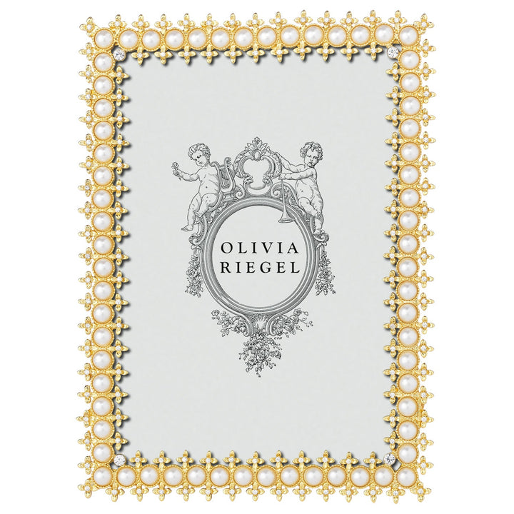 Crystal &amp; Pearl Picture Frame