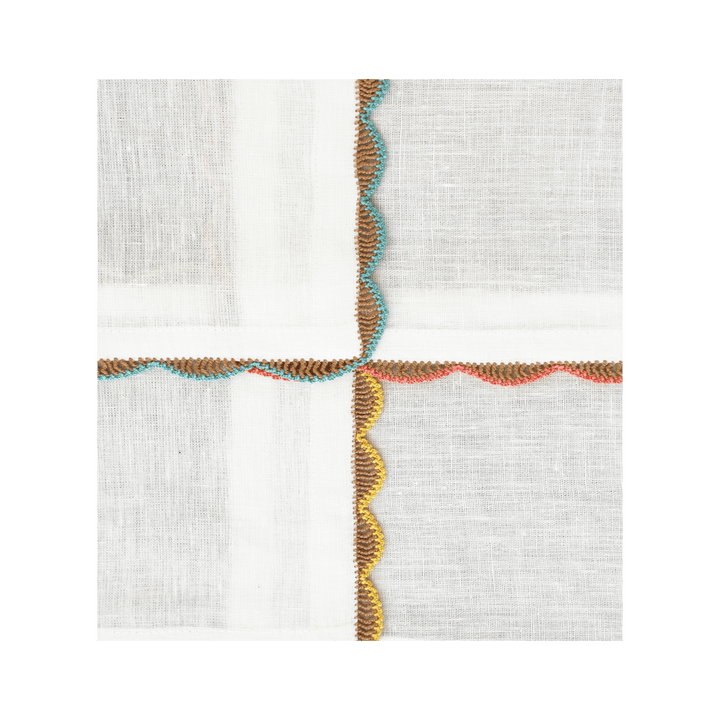 Lace Border Cocktail Napkins, Set of 4