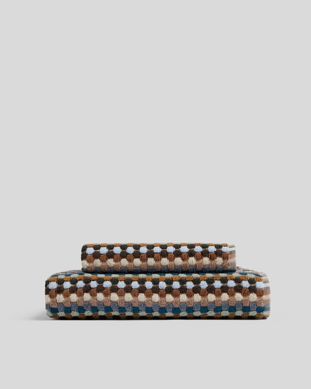 Organic Cotton Mosaic Towels Multi