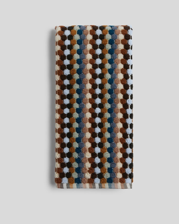 Organic Cotton Mosaic Towels Multi