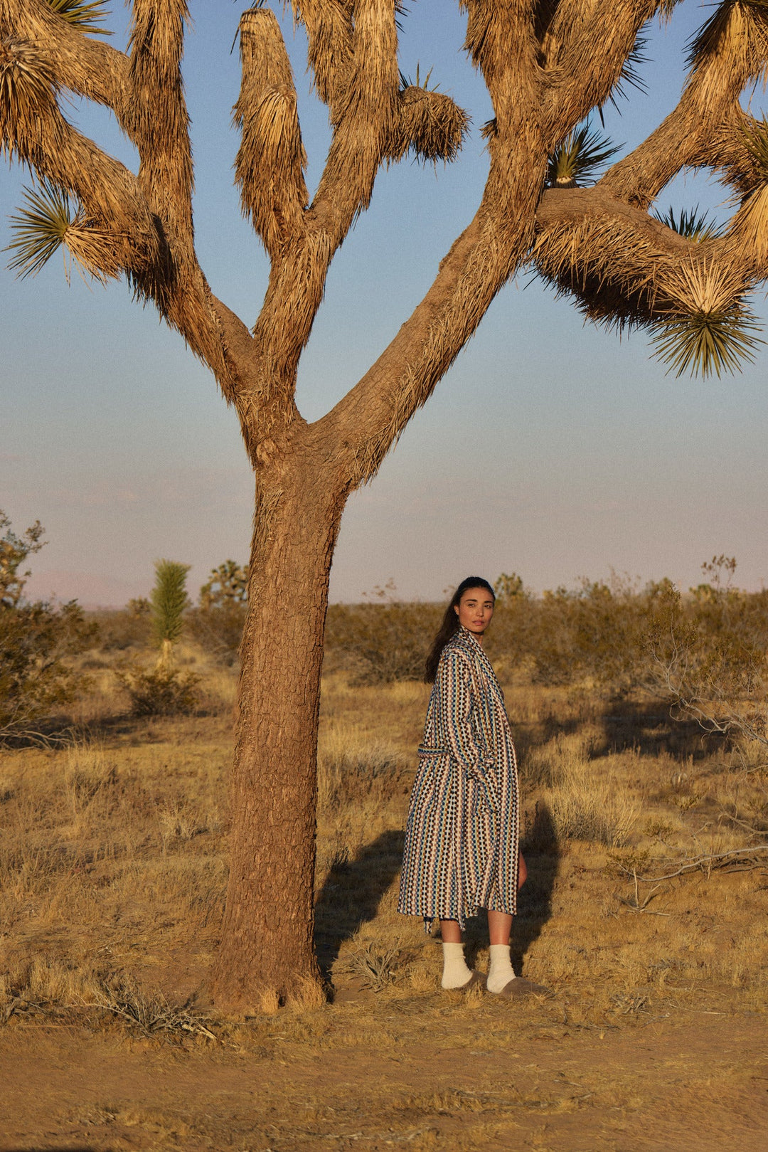 Organic Mosaic Robe Multi