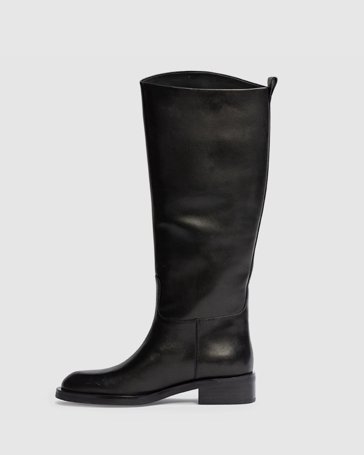 Pace 40MM Leather Boot Black