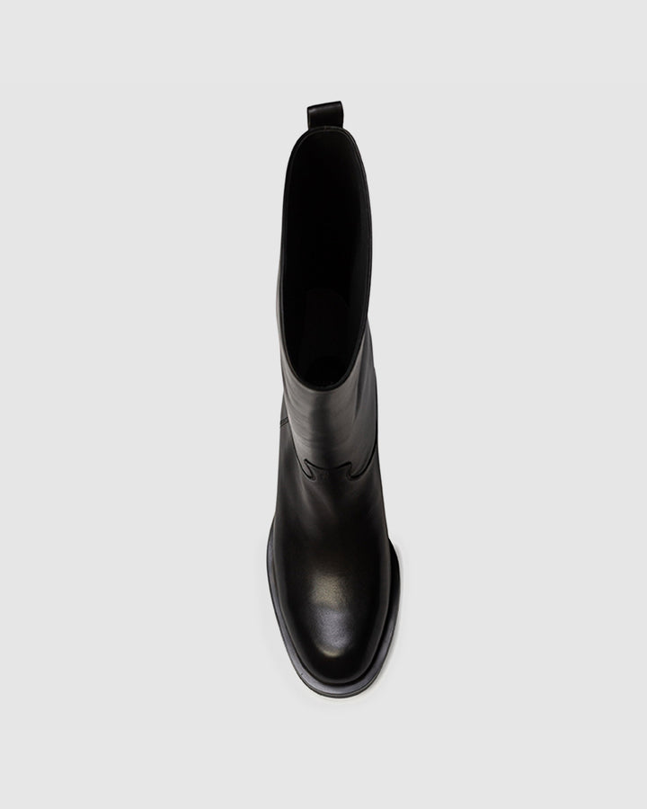 Pace 40MM Leather Boot Black