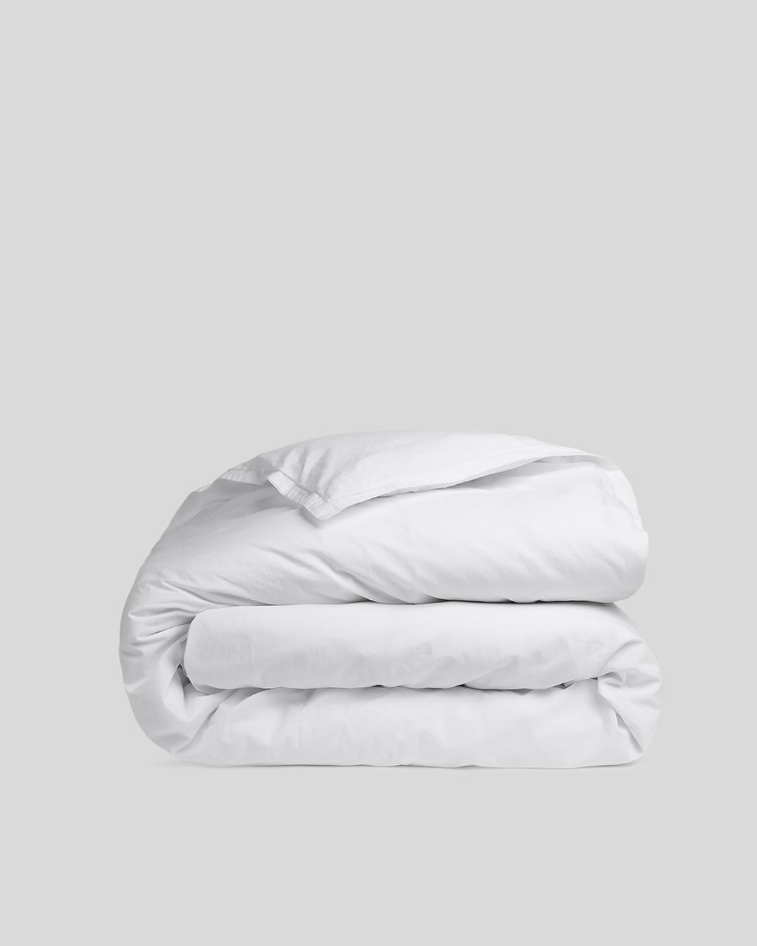 Percale Duvet Cover White