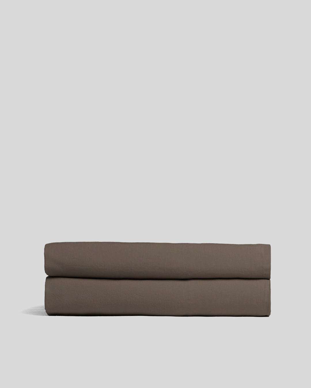 Percale Fitted Sheet Warm Grey