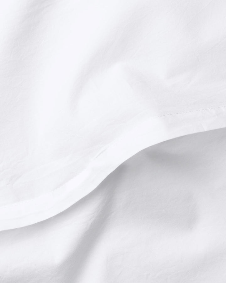 Percale Pillowcase Set White