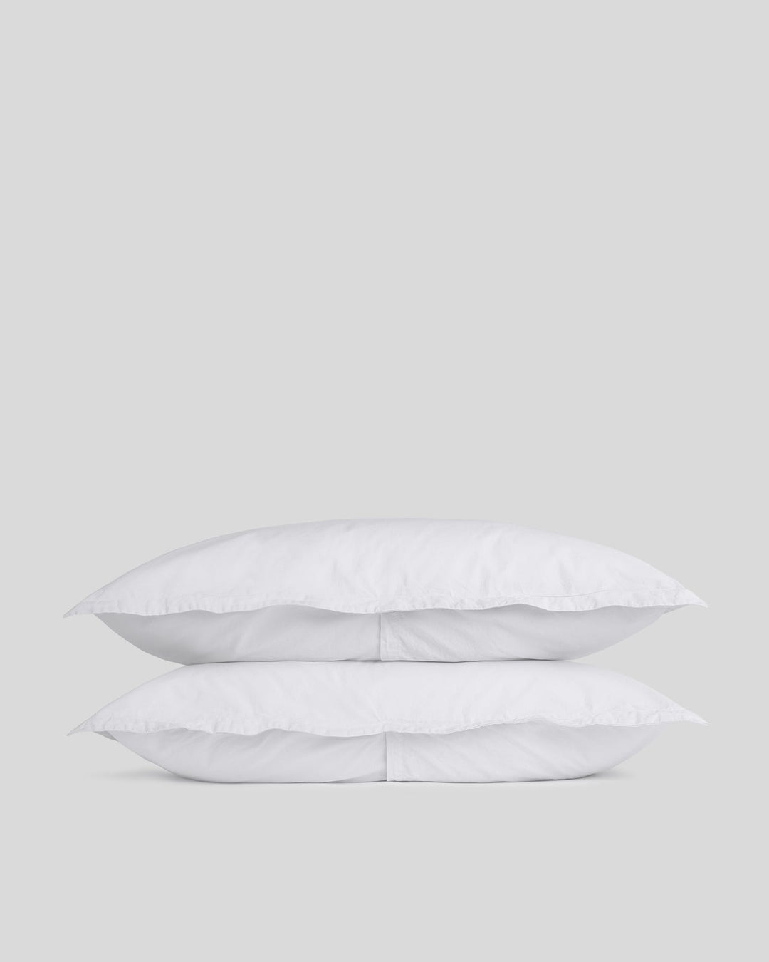 Percale Sham Set White