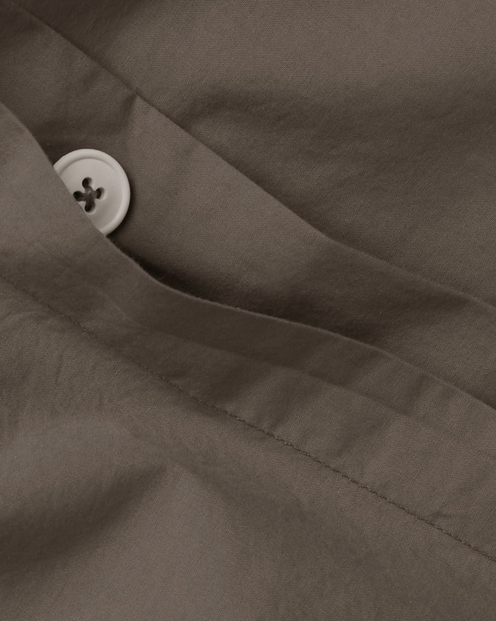 Percale Duvet Cover Warm Grey