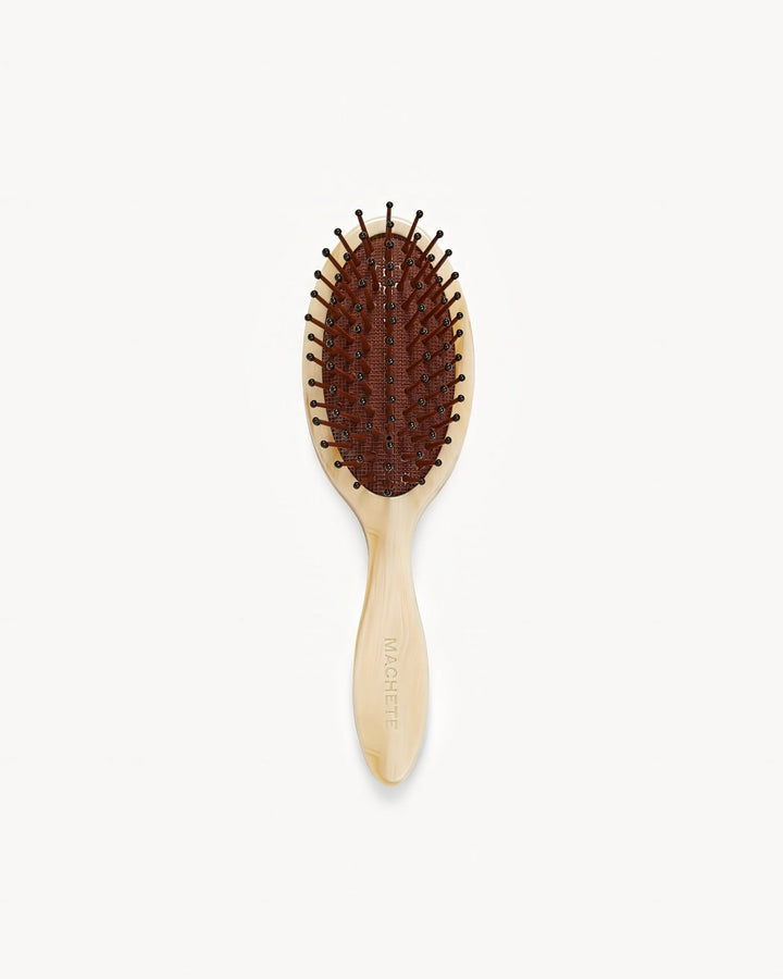 Travel Detangling Hair Brush Alabaster