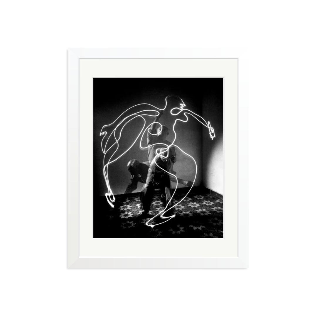 Picasso, Light Painting Multiple Exposure