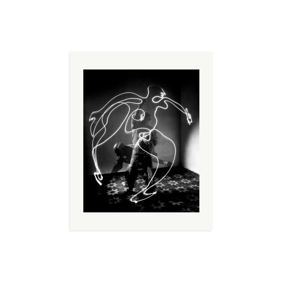 Picasso, Light Painting Multiple Exposure