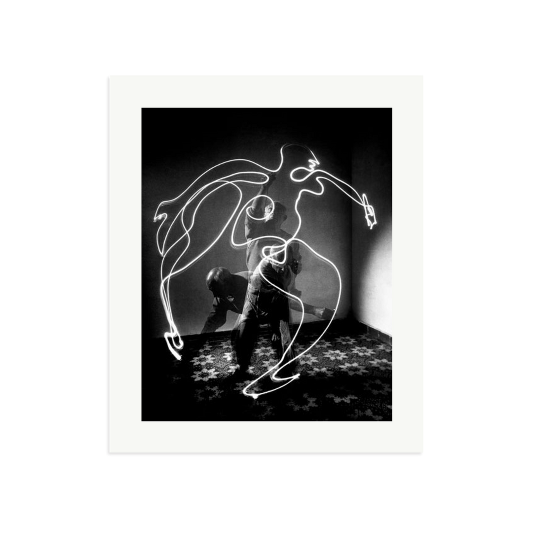 Picasso, Light Painting Multiple Exposure
