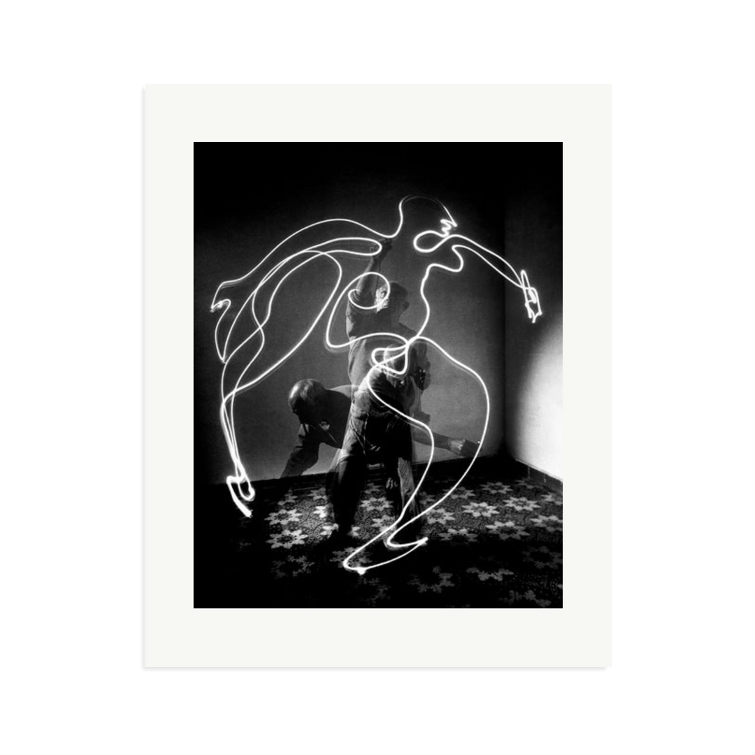 Picasso, Light Painting Multiple Exposure