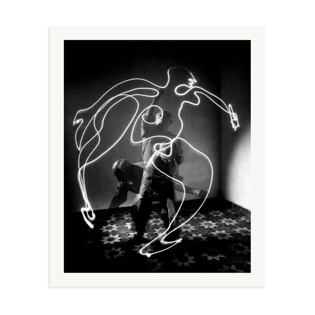 Picasso, Light Painting Multiple Exposure