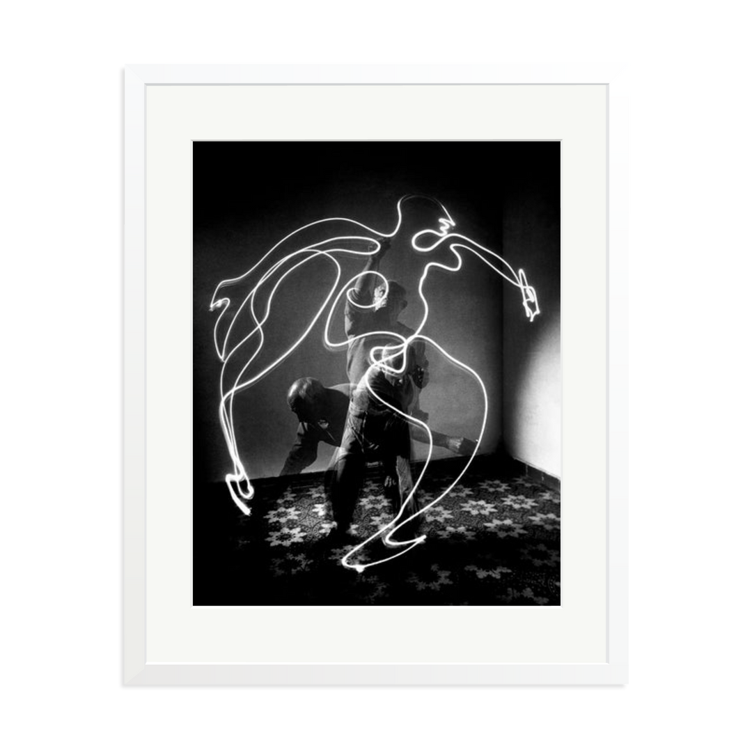 Picasso, Light Painting Multiple Exposure