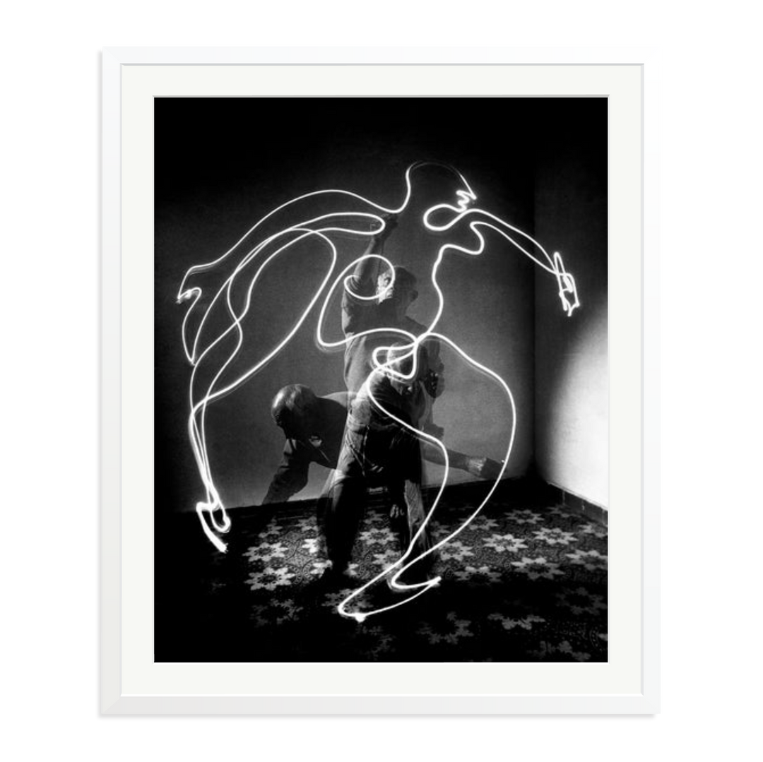 Picasso, Light Painting Multiple Exposure