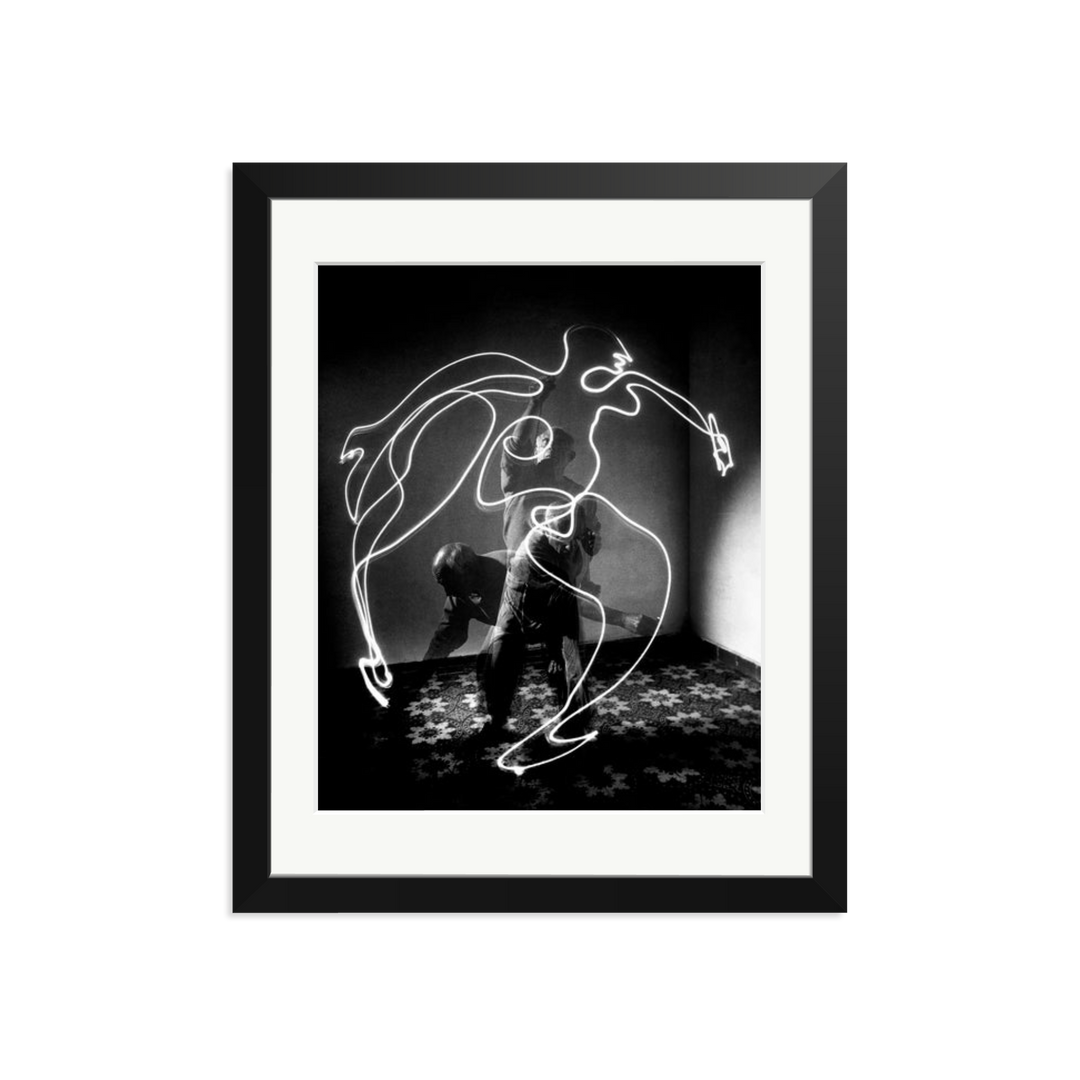 Picasso, Light Painting Multiple Exposure