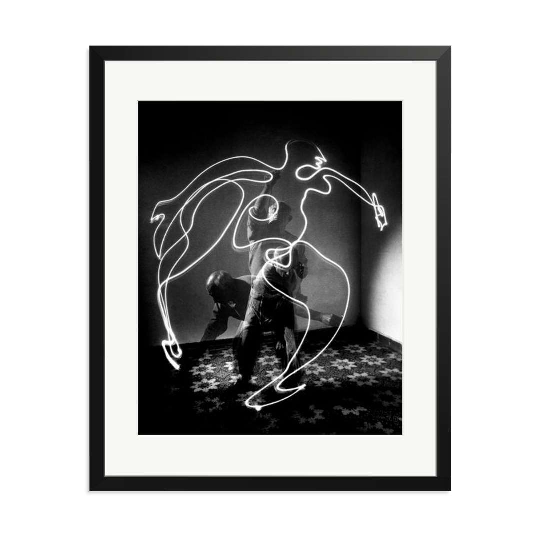 Picasso, Light Painting Multiple Exposure