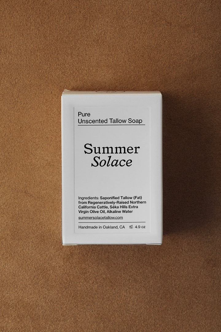 Pure Unscented Tallow Bar Soap