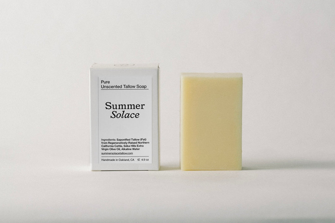 Pure Unscented Tallow Bar Soap