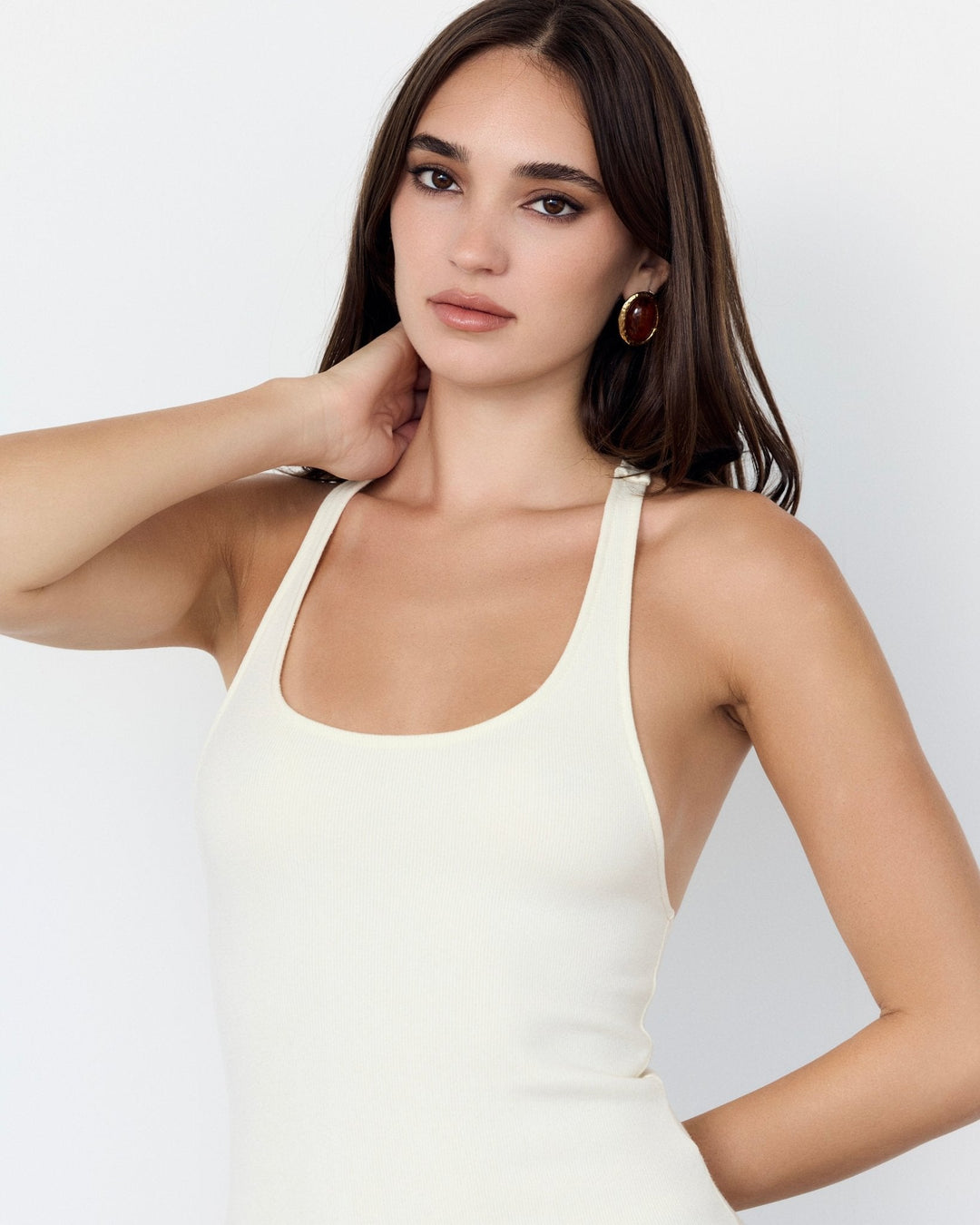 Haze Racerback Top White