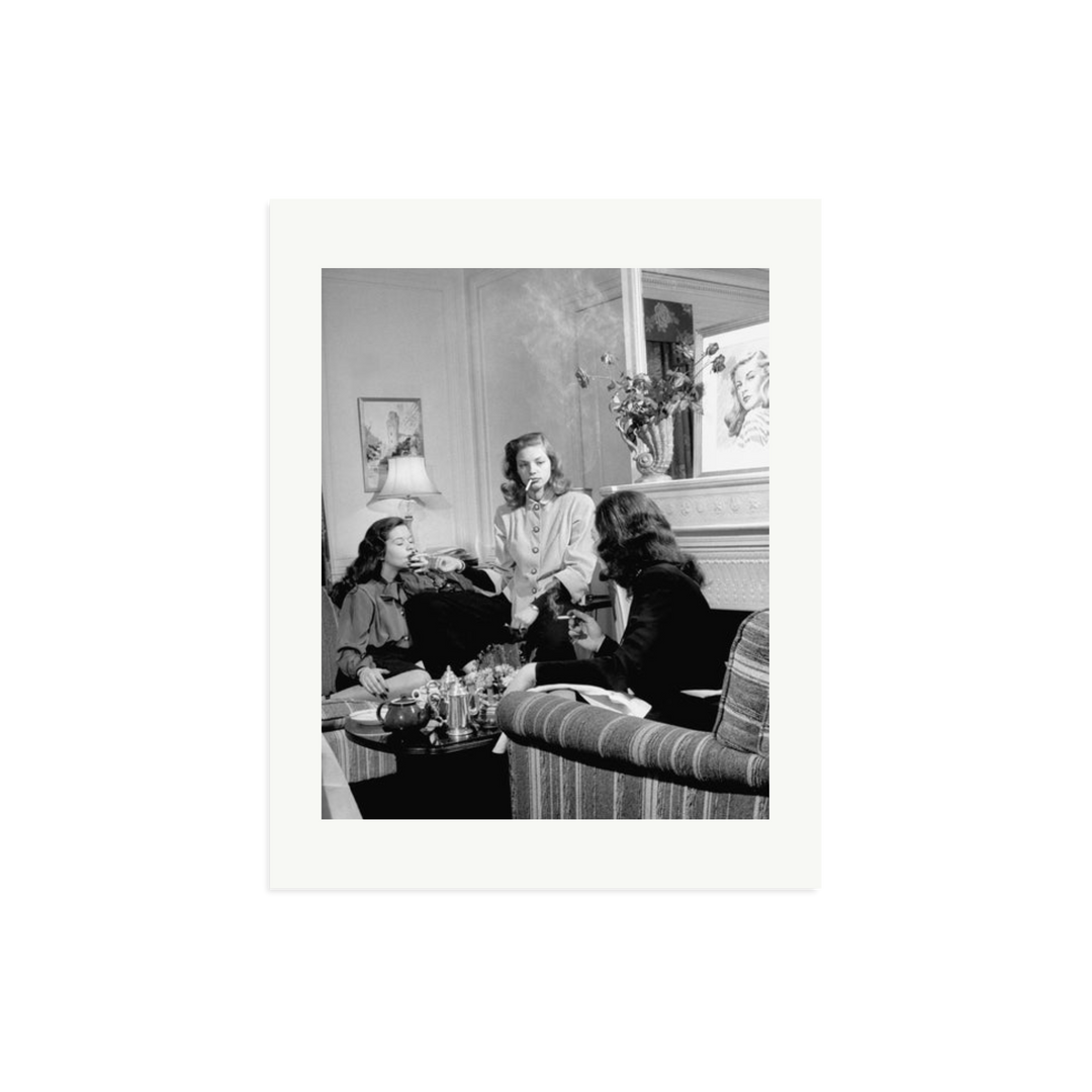 Smoking With Lauren Bacall