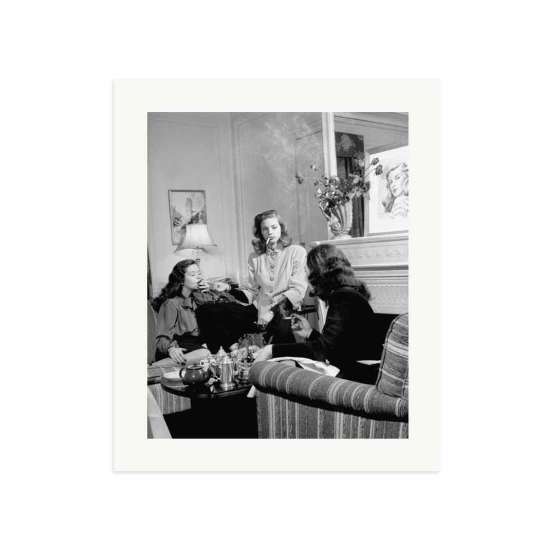 Smoking With Lauren Bacall