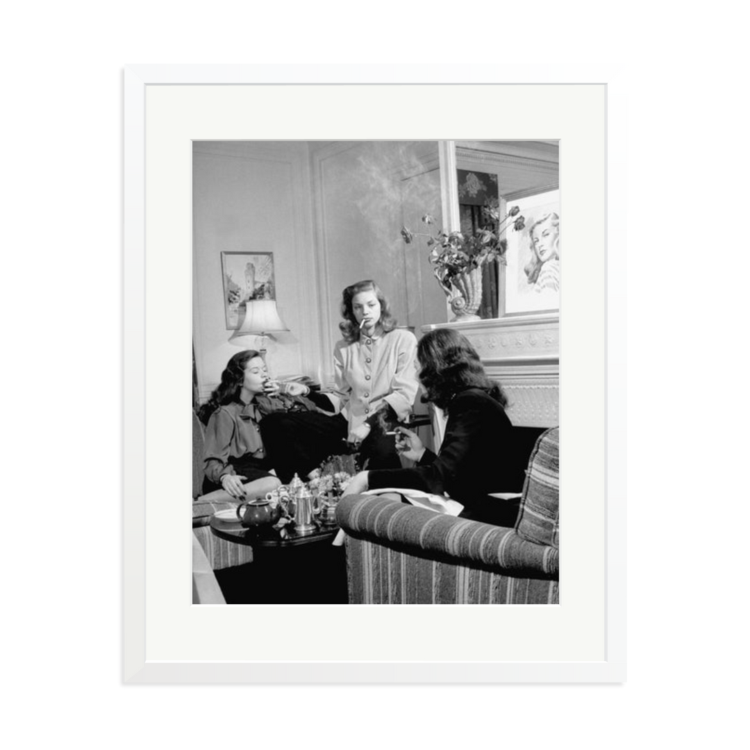 Smoking With Lauren Bacall