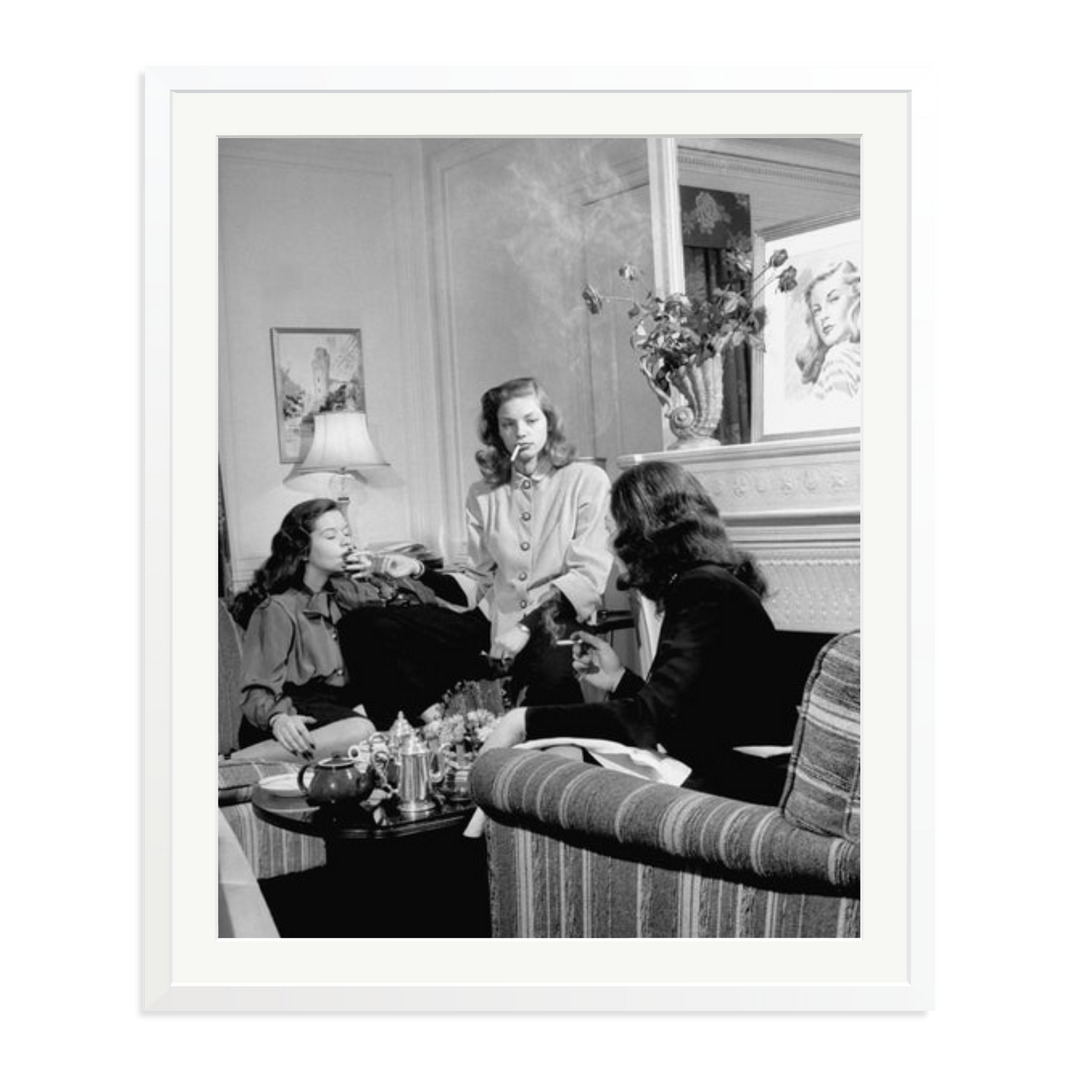 Smoking With Lauren Bacall