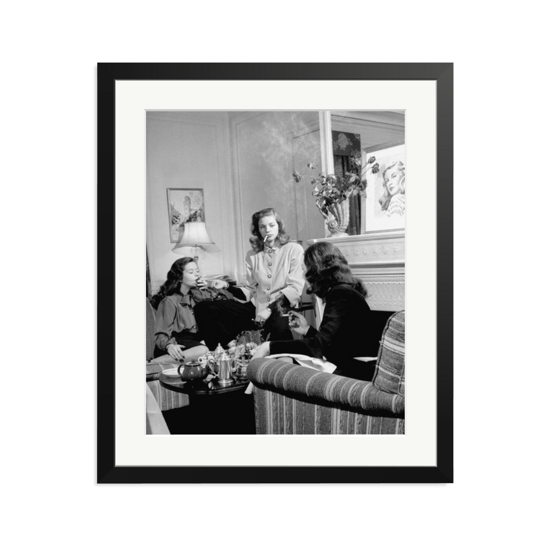 Smoking With Lauren Bacall