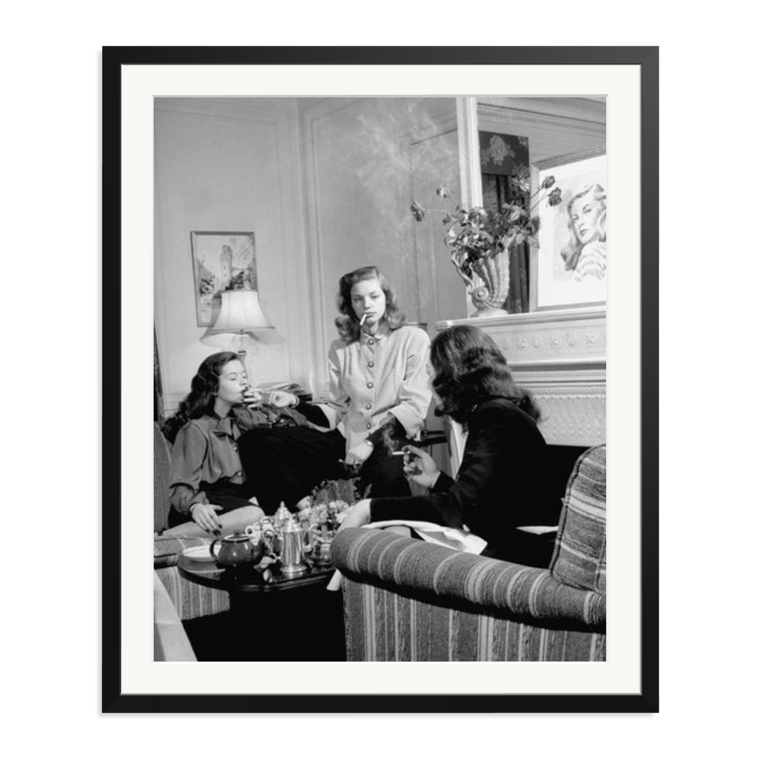 Smoking With Lauren Bacall
