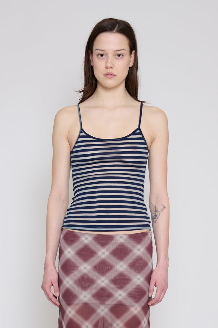 Stripe Tank Top Navy