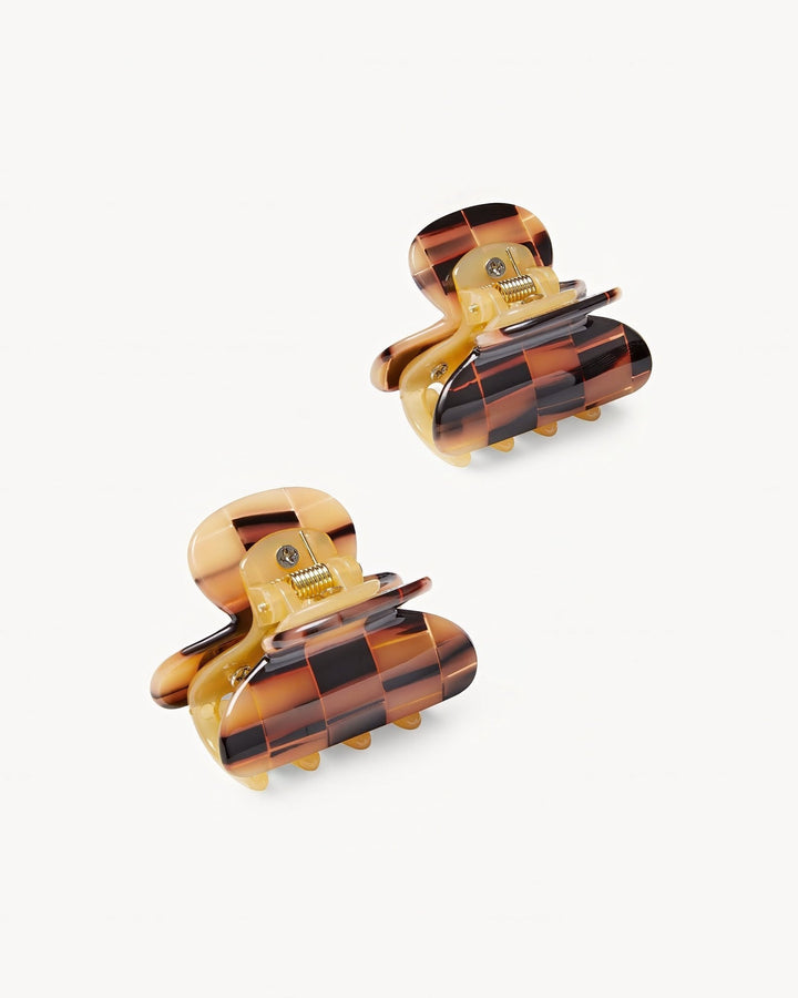 Twin Heirloom Claws Blonde Checker