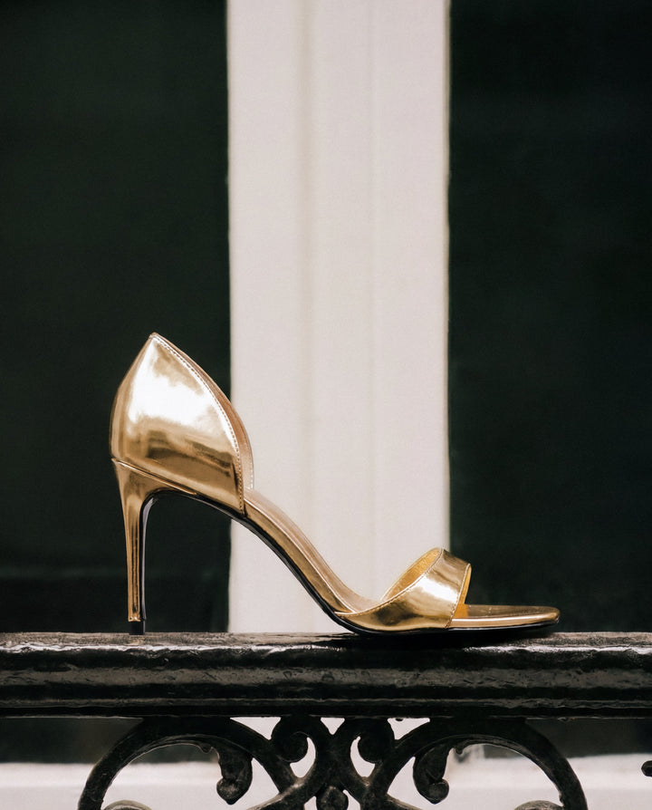 Vanity 80mm Sandals Gold