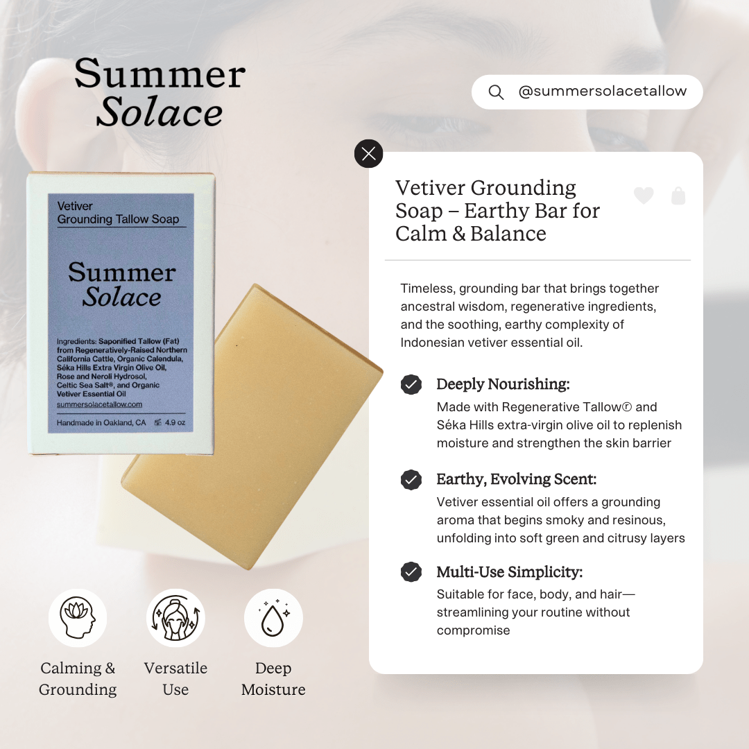 Vetiver Grounding Soap