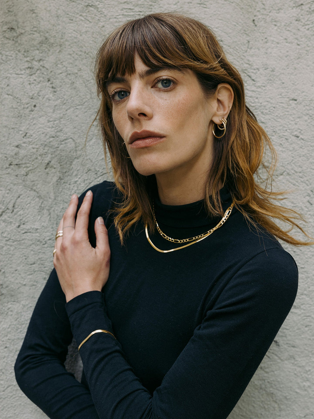 Vermeil Herringbone Necklace