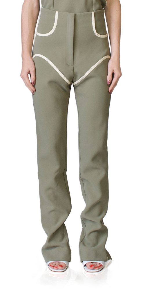 Cowboy Stovepipe Khaki &amp; Cream