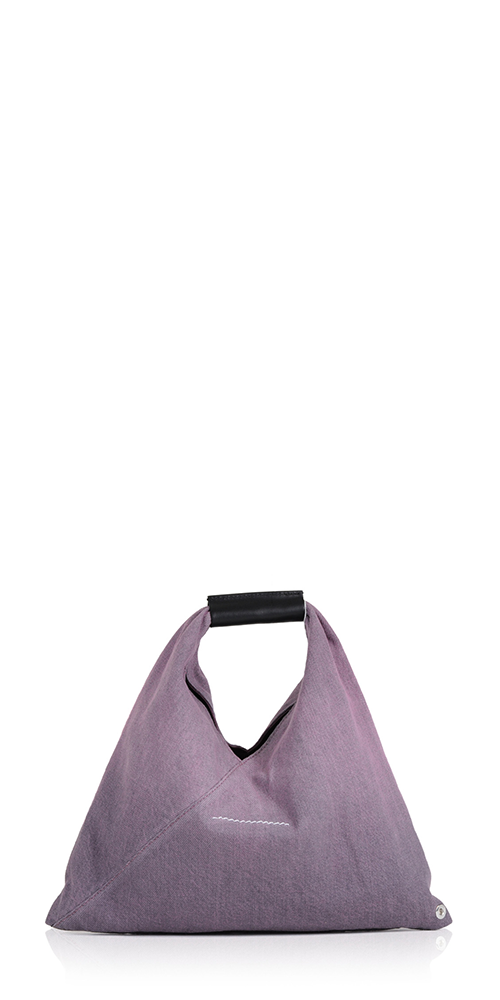 MM6 Maison Margiela Mini Japanese Bag Pink Washed Denim | Maison Rogue